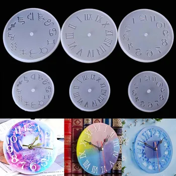 Epoksi Reçine Kalıp Saat El Yapımı Aracı DIY Silikon Kalıplar Reçine El Sanatları Saat Mücevher Yapımı Malzemeleri