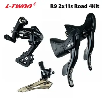 LTWOO R9 2x11 Hız, 22 s Yol Groupset, Shifter + Arka Vites Değiştiriciler + Ön Vites Değiştiriciler 5800, R7000, yol bisikleti attırıcı