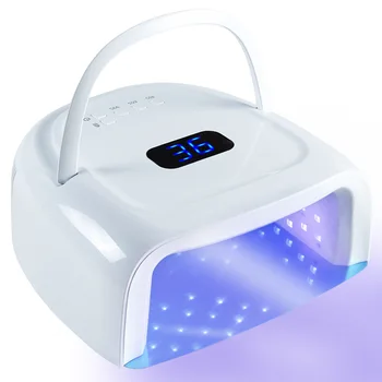 60W Şarj Edilebilir tırnak lambası S20 Kablosuz Jel Lehçe Kurutma led ışık Çivi Manikür Makinesi Akülü Tırnak UV LED Lamba