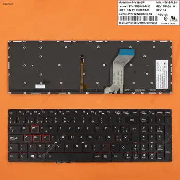 Yeni Yedek İspanyolca SP Sürüm Klavye için Lenovo Kurtarıcı 15 Y700-15ısk SİYAH Kırmızı Yan Arkadan Aydınlatmalı ÇERÇEVE olmadan