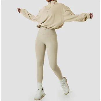 Wyplosz Tayt Spor Yoga Pantolon Sıkıştırma Vital Dikişsiz kadın Spor Koşu Şeftali Itme Kalça Süper Yüksek Bel Kış