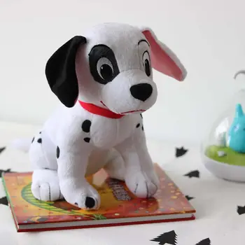 Oturan 28 cm Orijinal Karikatür 101 Dalmaçyalı Köpek Dolması Hayvan Peluş Yumuşak Çocuk Oyuncak çocuklar için hediye
