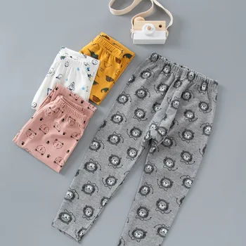 Çocuk pijamaları Pantolon Erkek pamuk iç çamaşırı Pijama Xxx Erkek Ve Kız çocuk pijamaları Sonbahar Kış Karikatür Dipleri