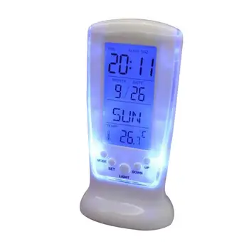 LED Dijital Masa Erteleme çalar saat Takvim Termometre Başucu Ev Ofis Sıcak Satış