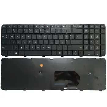 ABD Siyah laptop Klavye hp Pavilion DV7 - 6100 DV7-6000 DV7-6200 DV7-6152er 60945-257 İngilizce klavye ile çerçeve