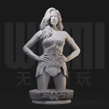 1/10 Reçine Modeli Galgado Wonder Woman büstü GK beyaz model 3D baskı reçine şekilli kalıp