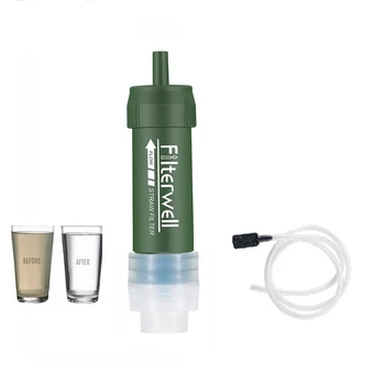 Taşınabilir Açık su arıtıcısı Kamp Yürüyüş Acil Yaşam Survival PurifierTravel Vahşi içecek Ultrafiltrasyon Su Filtresi