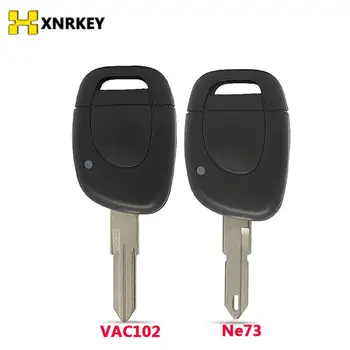XNRKEY 1 Düğme Araba Uzaktan Anahtar Kabuk Renault Clio Usta Twingo Kangoo NE73 VAC102 Bıçak Kılıf Kapak