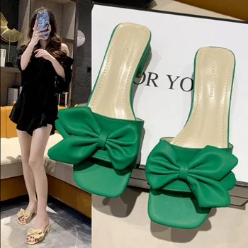 2022 Yaz Kadın Burnu açık yüksek Topuklu Kadın Pompaları Sandalet PVC Jöle Terlik Şeffaf Moda Sandalet Kadın Sandalet