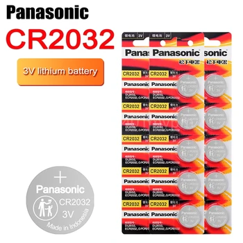 PANASONİC 3V CR2032 CR 2032 İzle Saat Piller Düğme Paraları Pilas Hesap Makinesi Lityum Pil