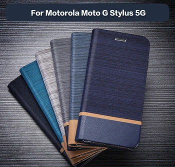 Pu deri cüzdan motorola kılıfı Moto G Stylus 5G İş telefon kılıfı Moto G Stylus 5G Kitap Çantası Yumuşak Silikon arka kapak