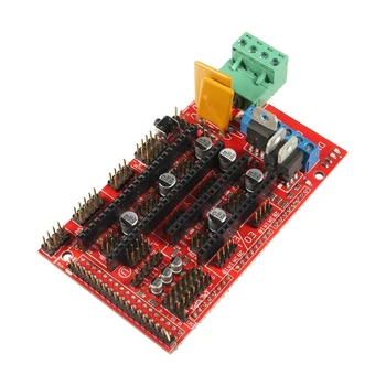 Rampaları 1.4 kontrol panosu Genişletme Paneli Parça Anakart 3D Yazıcılar Parçaları Kalkan Kırmızı Arduino için