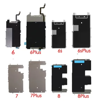 Ekran lcd ekran Arka Metal Plaka Kalkanı Yedek parça iPhone 6 6 Artı 6 s 6 Splus 7 7 Artı 8G 8 Artı