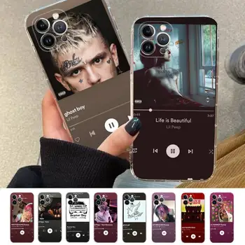 Lil Peep Hellboy Aşk albümü Telefon Kılıfı İçin iPhone 8 7 6 6S Artı X SE 2020 XR XS 14 11 12 13 Mini Pro Max Mobil Durumda