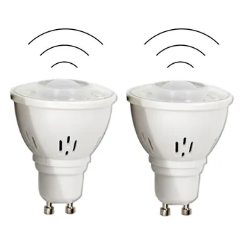 2 Parçalı 3 Watt GU10 sensörlü ışık LED tavan lambası Spot 220 - 240V AC