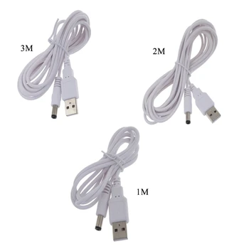 USB 2.0-DC5V Şarj Kablosu USB-5.5x2.5mm Yönlendirici Kablosu için 5V Şarj Kablosu