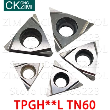TPGH TPGH080202L TPGH090202L TPGH090204L TPGH110302L TPGH110304L TN60 Metal Seramik oluklu turner dönüm Ekleme aracı çelik