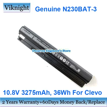 Orijinal N230BAT-3 Laptop Batarya İçin Clevo N230BAT3 dizüstü bilgisayar pilleri 10.8 V 3275 mAh, 36Wh li-İon şarj edilebilir pil Paketleri