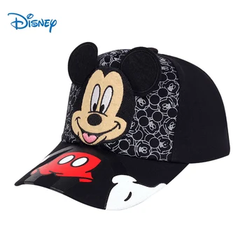 Disney Karikatür Mickey çocuk şapkası Çocuk Erkek Kız Beyzbol Kapaklar Sevimli Kulak Nakış güneş şapkaları için Uygun 3-8 Yaşında
