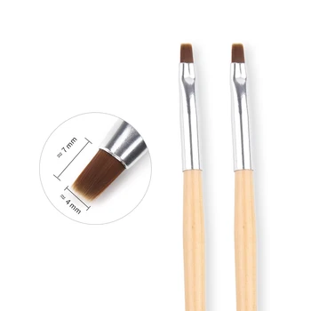Yeni desen tasarım Tırnak Fırçası Kalemler UV Jel Oje Boyama Çizim Fırçalar Çiçek tasarım jeli Vernik Uzatma temizleme Manicur