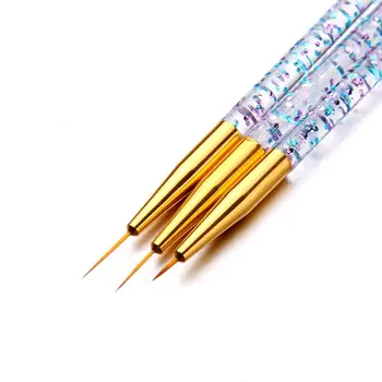 Tırnak Sanat Çizim Çizgi Astar fırça uçlu kalem DIY Boyama Çiçek Çizim Hatları Seti Manikür Çivi Tasarım Profesyonel Ev Kullanımı