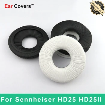 Kulak yastıkları Sennheiser HD25 HD25II Kulaklık Kulaklık Yedek Kulaklık Kulak Pedleri PU Deri Sünger Köpük