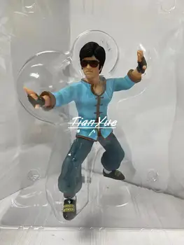 Bruce Lee Kral mücadele Modeli PVC 1/8 oyuncak bebekler Dekorasyon 18 cm Heykeli