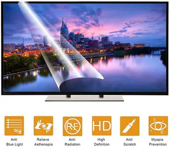 Samsung UA43J5100AR 43 inç LED Full HD TV Gizlilik Filtresi Anti-Mavi ekran koruyucu film Anti-peek Göz Koruma Filmi
