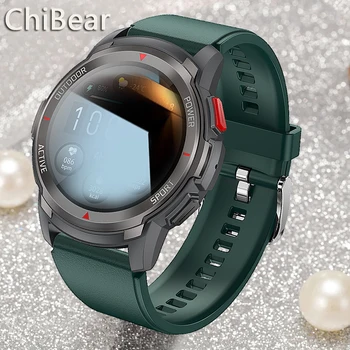 2022 Yeni Erkek akıllı saat NFC Erişim Kontrol sistemi 1.32 inç AMOLED 360 * 360 piksel Bluetooth Çağrı Spor Su Geçirmez Smartwatch
