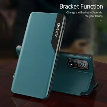 Akıllı Manyetik Deri Standı Flip Case Xiaomi Mi 10T Pro Poco m3 x3 nfc Redmi Not 9s 8 9 Pro 9c 9a Telefon Kapak Coque Fundas