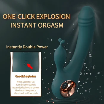 DRAIMIOR Seksi Oyuncaklar Yapay Penis Vibratör Kadınlar İçin 10 Frekans Titreşimli Klitoris Stimülatörü Sihirli Değnek Tavşan Vibratör Yetişkin 18