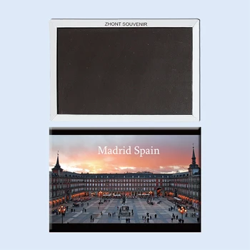 Madrid İspanya meydanı akşam Seyahat hediyelik eşya 22987 Manyetik buzdolabı