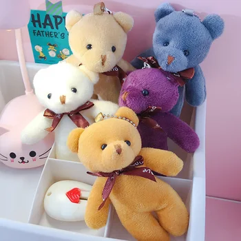 12cm oyuncak ayı peluş oyuncak ayı ayı hediye çocuk öğrenci kız erkek anahtarlık oyuncak düğün doğum günü hediyesi promosyon
