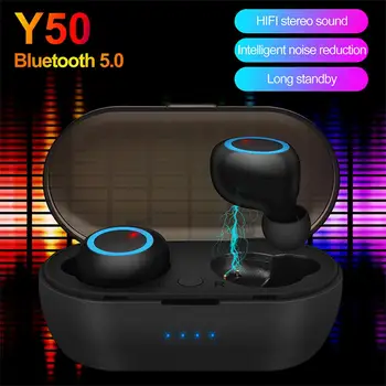 TWS akıllı Bluetooth Airbuds Kablosuz Kulaklık Stereo Spor oyun kulaklığı Gürültü İptal kulaklıklar Kulaklık Kulakiçi