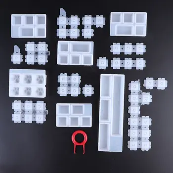 1 Takım Manuel DIY Mekanik Klavye Anahtar Kapağı silikon kalıp UV Kristal Epoksi Kalıpları El Yapımı El Sanatları Yapma Araçları