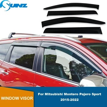 Pencere Siperliği Mitsubishi Shogun Montero Pajero Sport 2015 2016 2017 2018 2019 2020 2021 2022 Araba Yan Pencere Rüzgar Deflector