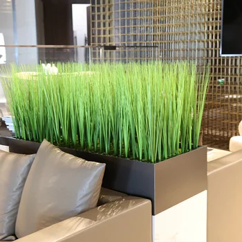 81cm 10 adet Yapay Kamış Çim Büyük Sahte Soğan Çim Yanlış Yeşil Bitkiler Uzun Boylu Ağaç Yaprakları Buket oda ofis dekorasyonu