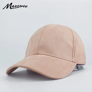 Donanma Saf Renk Faux Süet beyzbol şapkası baba şapkası Kemik Snapback Erkekler Kadınlar Casual Ayarlanabilir Yeni Tasarımcı Lüks Marka Aksesuarları
