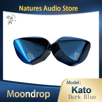 MOONDROP KATO Koyu Mavi HİFİ Dinamik kulaklık kulak referans monitör kulaklık IEMs ayrılabilir kablo İle bluetooth kulaklıklar