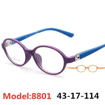 Çocuklar Çerçeveleri Gözlük Optik Gözlük Yuvarlak Gözlük Çocuk Erkek Kız Reçete Lens Oculos Infantil TR 8801