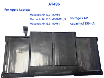 Yeni Laptop Batarya A1496 Apple MacBook Hava 13 İçin