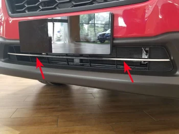 Paslanmaz Çelik Ön tampon ızgarası Şeritler Düzeltir Aksesuarları Subaru Crosstrek XV 2018 2019 2020