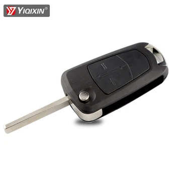 YIQIXIN 2 Düğme Uzaktan Katlanır araba anahtar kovanı İçin Vauxhall Opel H Corsa D Vectra C Zafira Astra Vectra Signum İle HU100