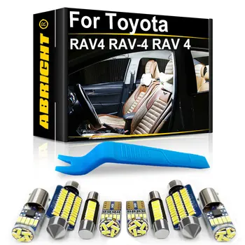 Toyota RAV4 RAV 4 XA10 için araba LED iç ışık Canbus 20 30 40 50 1998 2004 2006 2018 2019 2020 2021 Aksesuarlar İç Mekan Lambası