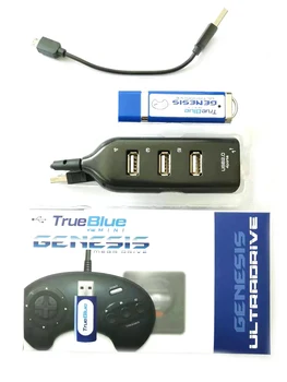 Yeni Varış 813 Oyunları Gerçek Mavi Mini Ultradrive Paketi Genesis / MegaDrive Mini 2 oyuncu Oyunları