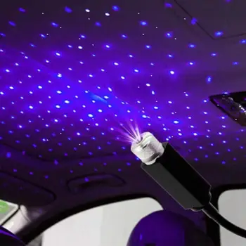 Araba atmosfer led ışık İç çatı Yıldız Yıldızlı Gökyüzü Romantik galaxy lamba projektör USB oto Dekorasyon gece atmosfer