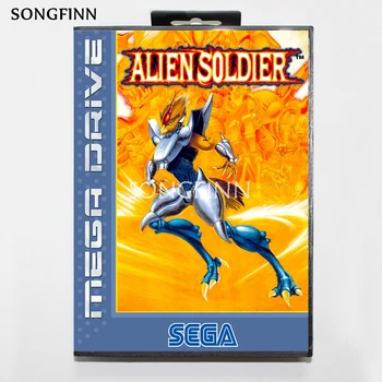 Genesis Megadrive için Sega Mega Drive için Kutusu İle 16 bit MD Hafıza Kartı - Yabancı Asker Cover2
