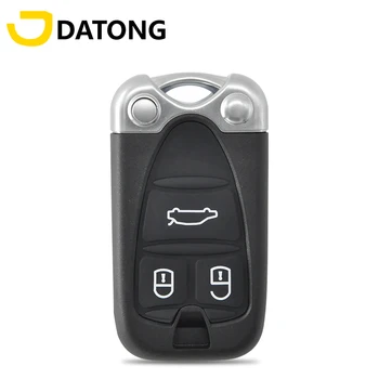 Datong Dünya Otomatik akıllı araba anahtar kovanı Alfa 159 İçin Brera156 Örümcek 3 Düğme Yerine Araba Boş Anahtar Kapağı