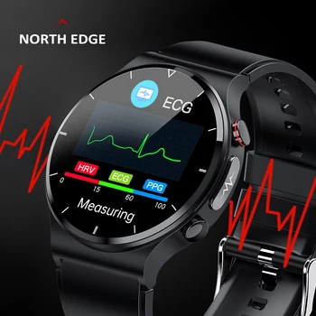 NORH KENAR NX88 EKG + PPG akıllı saat Kalp Hızı Kan Basıncı oksijen monitörü Spor İzci IP68 Su Geçirmez Xiaomi Huawei İçin