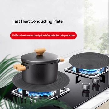 Korumak Pan Pot ısı iletim plakası Ped Emaye enerji tasarrufu Anti-yanan gaz sobası Tava fırın pedi Mat mutfak Malzemeleri